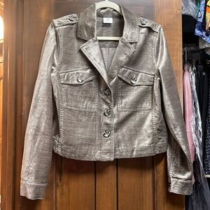 New!  CAbi velvet blazer. Size M